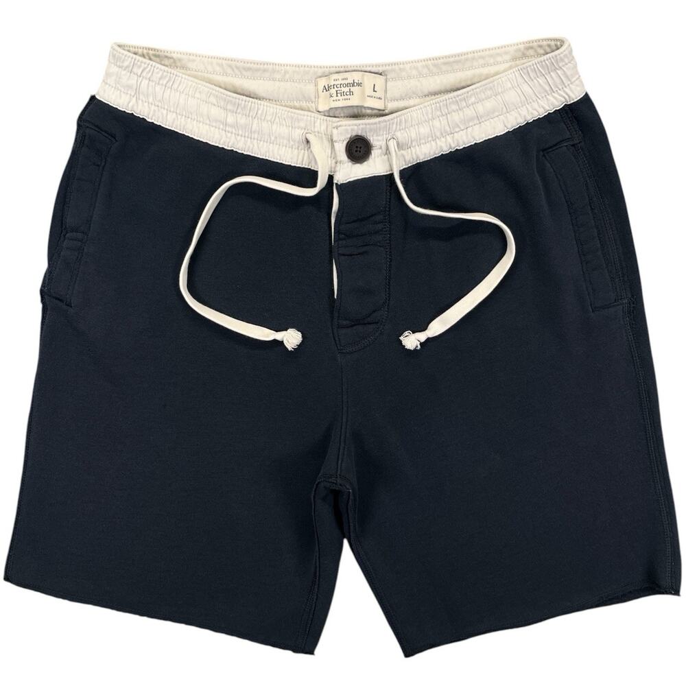Abercrombie & Fitch Men’s French Terry Sweat Shorts L Casual Lounge